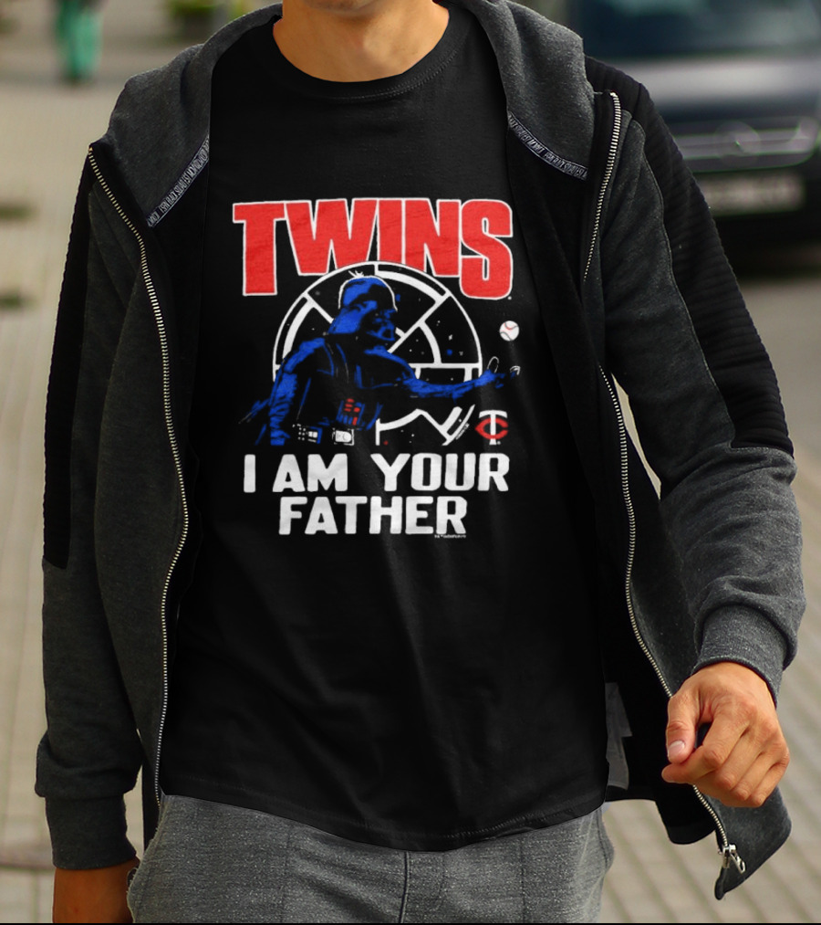 Star Wars Twins I Am Your Father Baseball T-Shirt
