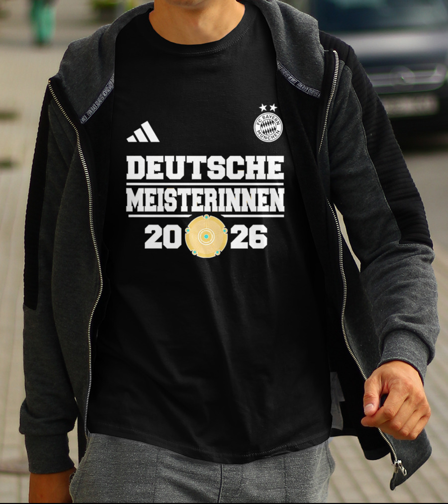 FC Bayern Munich Deutsche Meisterinnen 2026 T-Shirt
