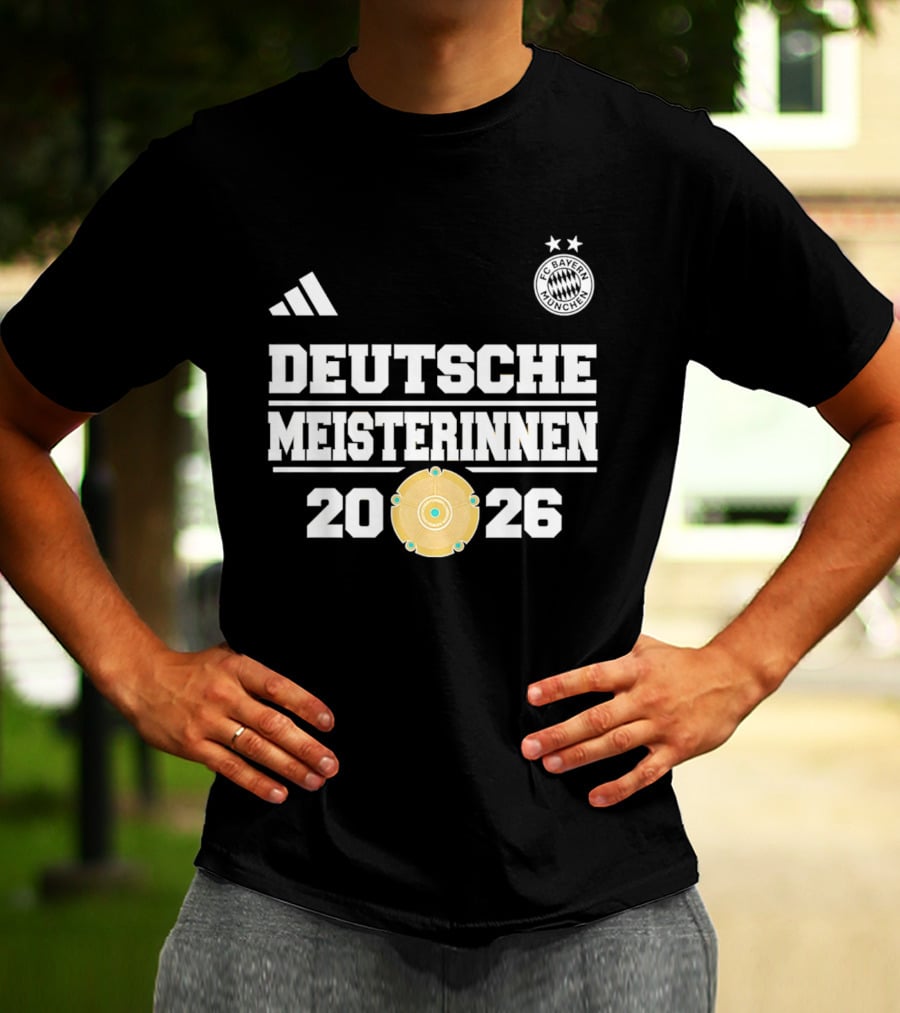FC Bayern Munich Deutsche Meisterinnen 2026 T-Shirt