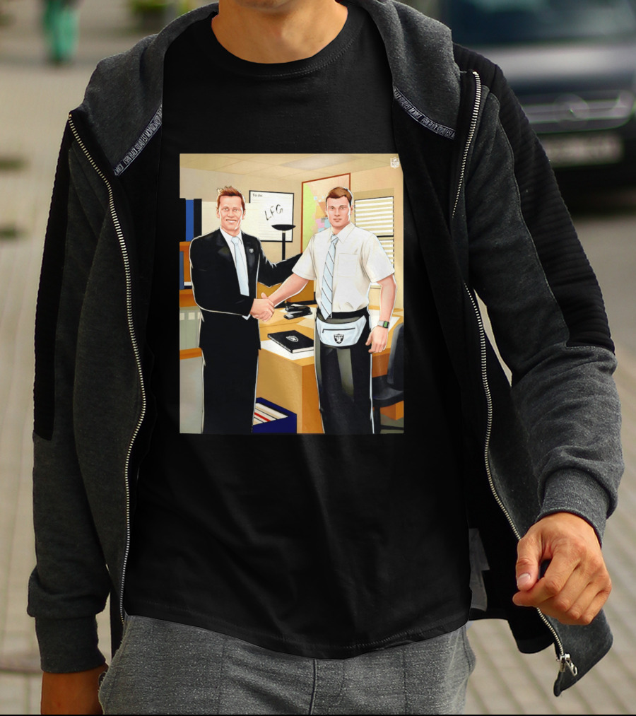 Fernando Mendoza Tom Brady Handshake NFL LFG Las Vegas Raiders T-Shirt