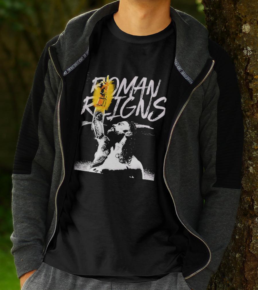 Roman Reigns WrestleMania 42 Champion 2026 Vegas Heavyweight T-Shirt
