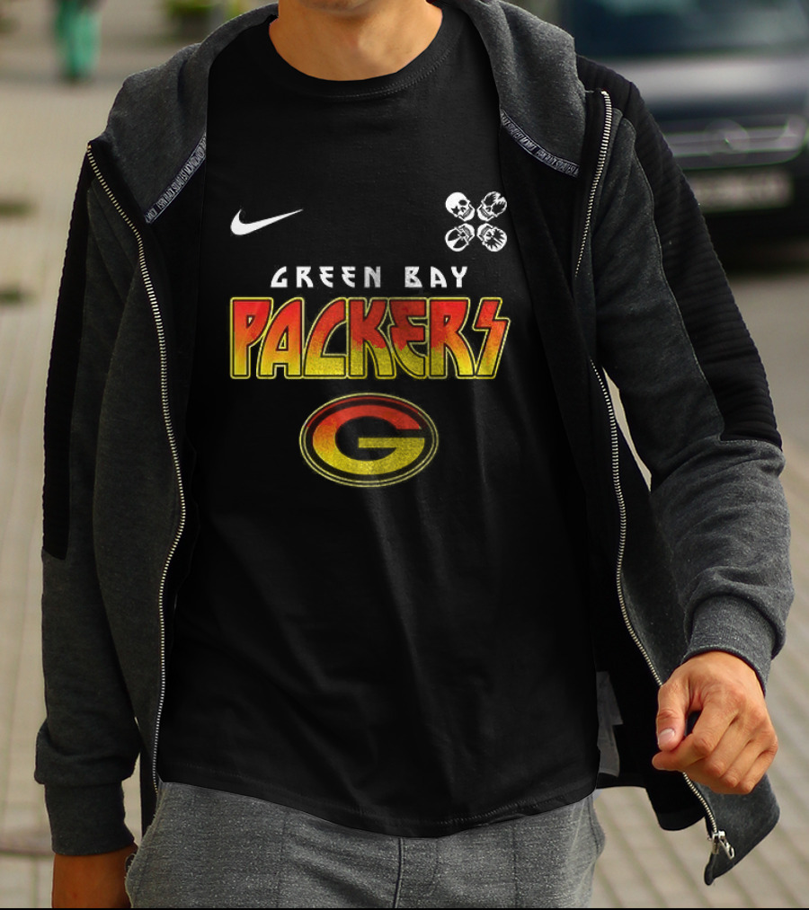 Green Bay Packers Nike Rock And Roll All Nite Abbey Road T-Shirt