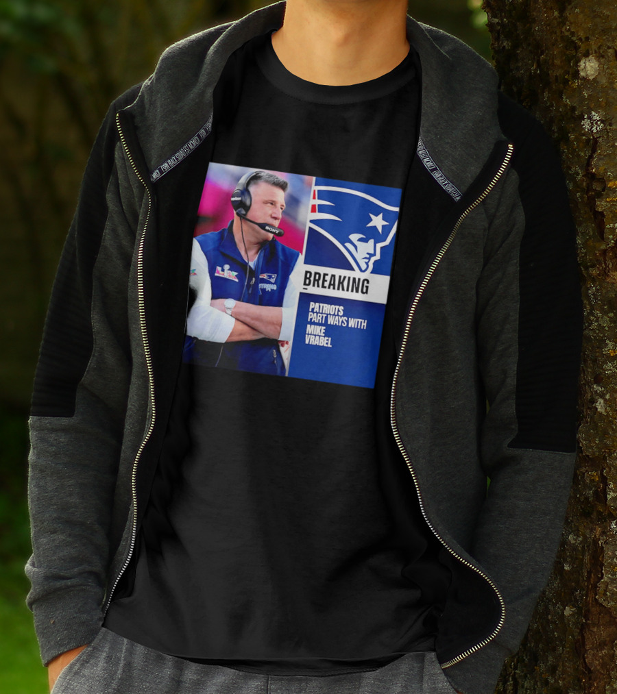 Breaking Patriots Part Ways Mike Vrabel T-Shirt
