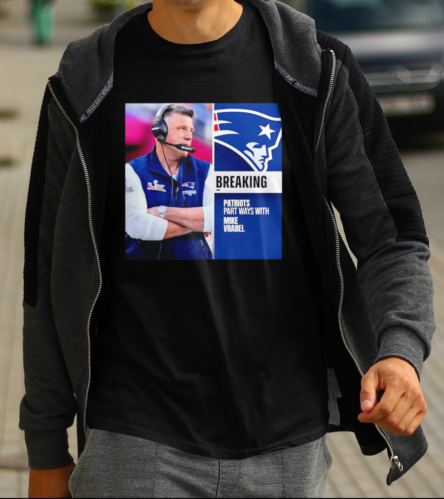 Breaking Patriots Part Ways Mike Vrabel T-Shirt