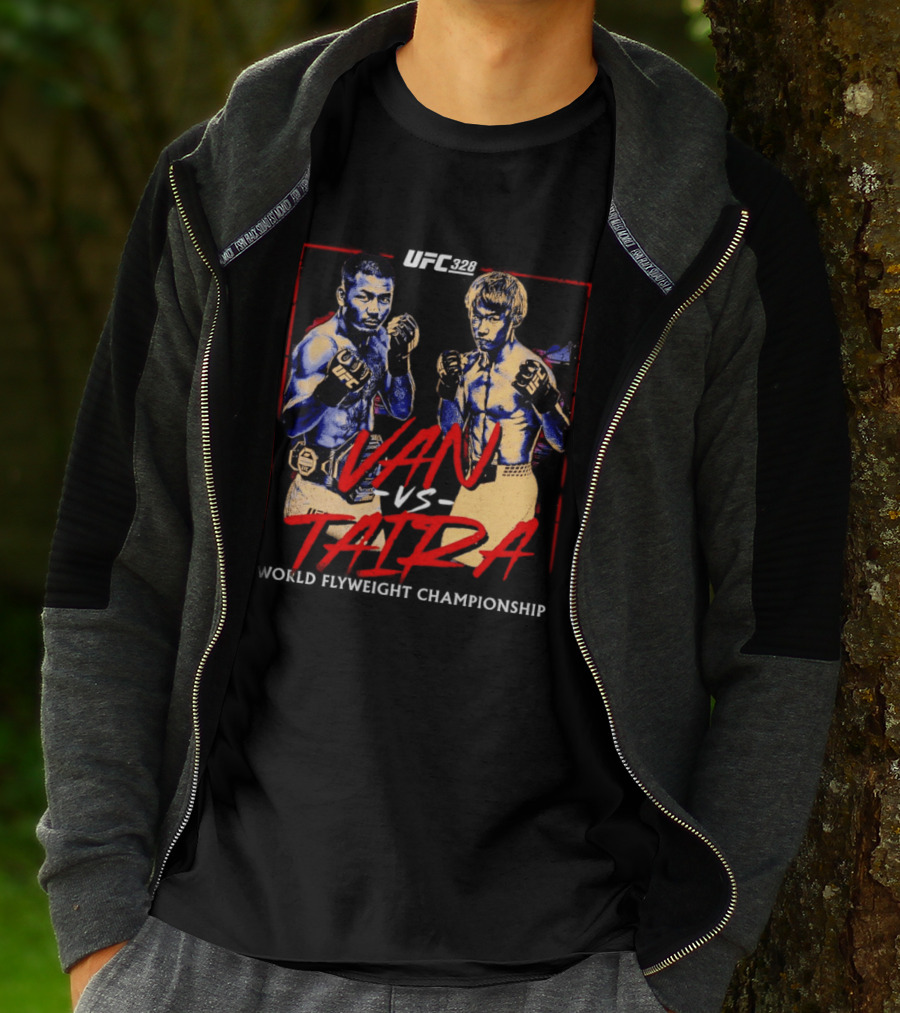 UFC 328 Van Vs Taira Match Up MMA Showdown T-Shirt