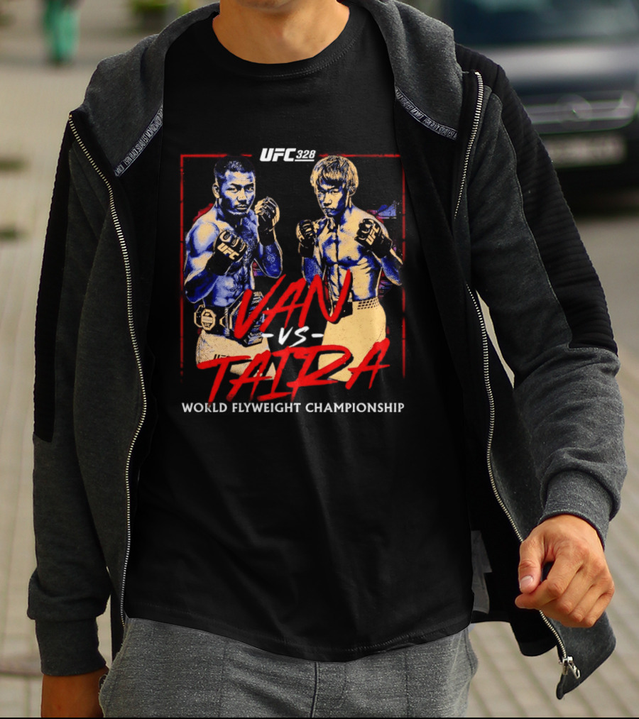 UFC 328 Van Vs Taira Match Up MMA Showdown T-Shirt
