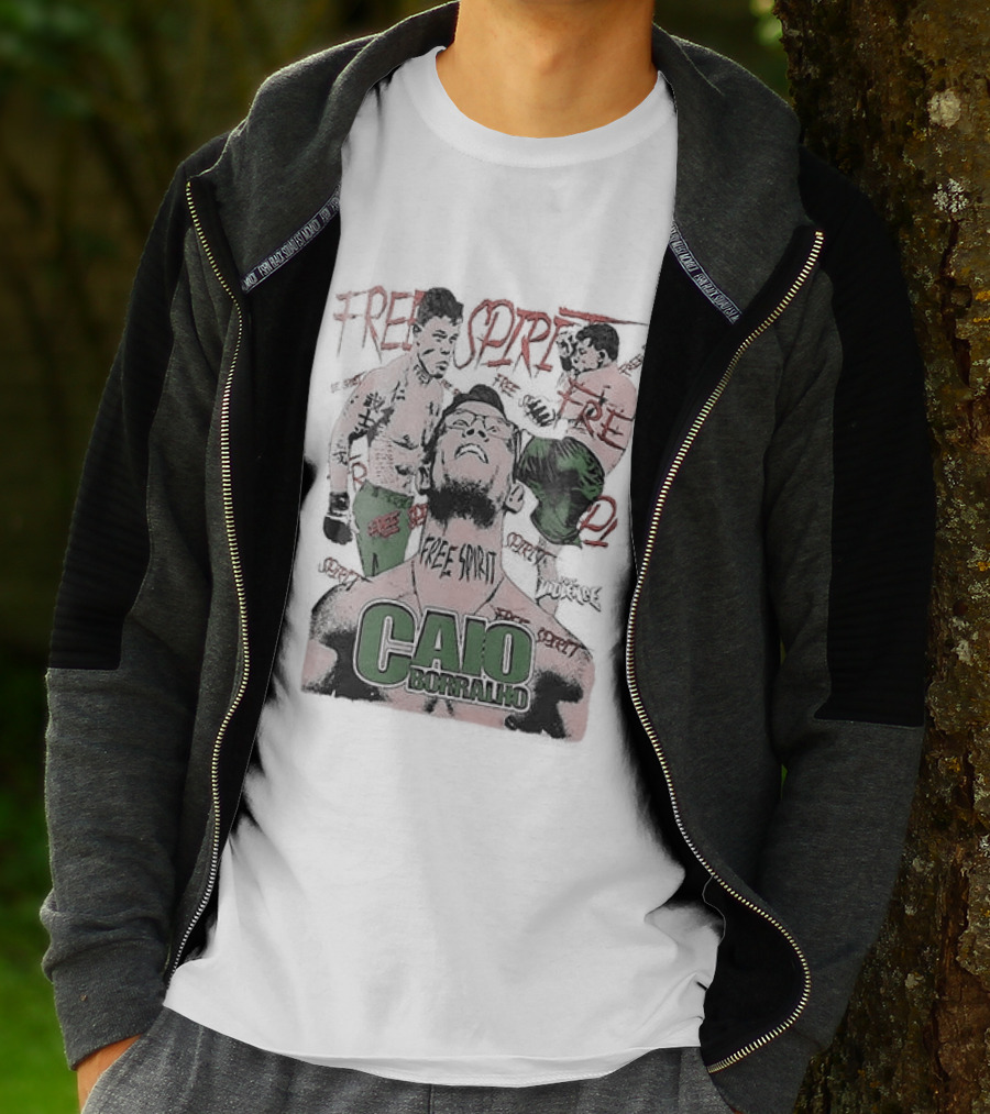 Caio Borralho Free Spirit MMA Fighter Full Violence T-Shirt