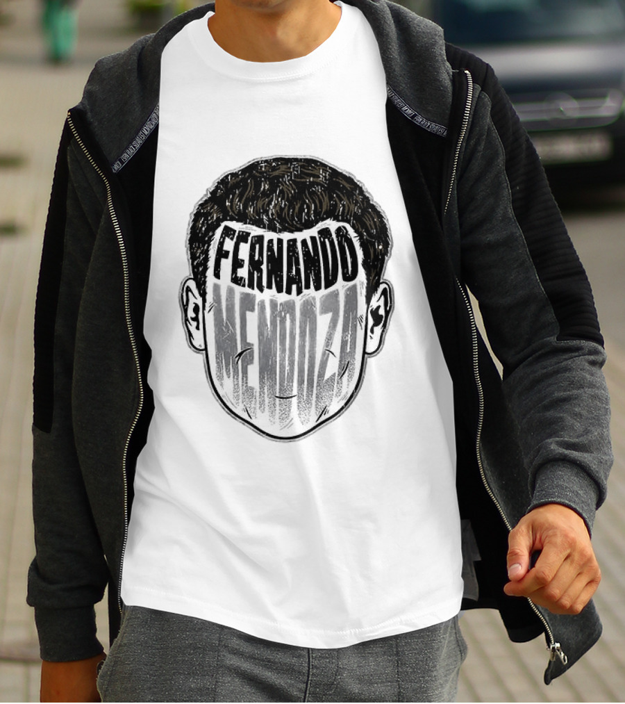 Fernando Mendoza Las Vegas Raiders NHL Face T-Shirt