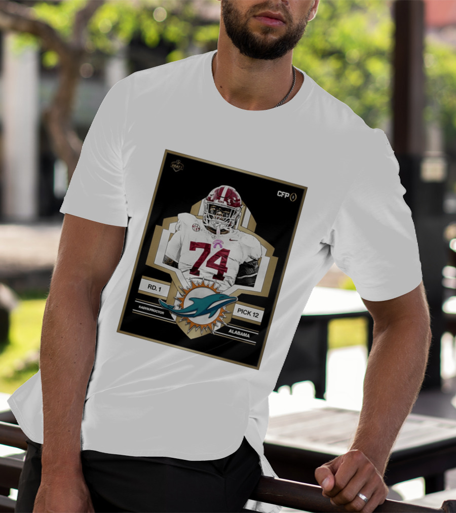 Kadyn Proctor Alabama Crimson Tide Pick 12 Draft 2026 T-Shirt