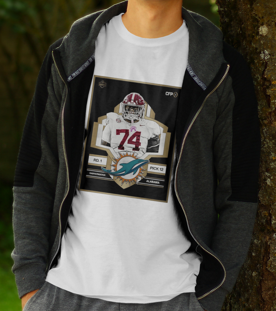Kadyn Proctor Alabama Crimson Tide Pick 12 Draft 2026 T-Shirt
