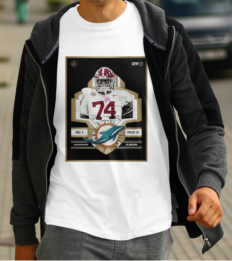 Kadyn Proctor Alabama Crimson Tide Pick 12 Draft 2026 T-Shirt