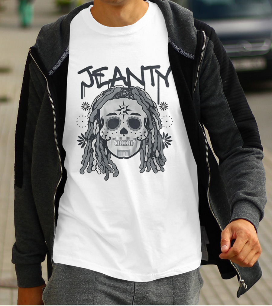 Las Vegas Jeanty Number 2 Sugar Skull Remix T-Shirt