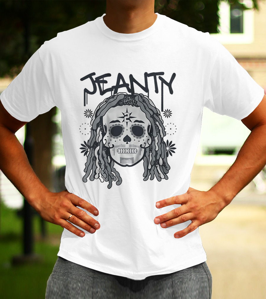 Las Vegas Jeanty Number 2 Sugar Skull Remix T-Shirt