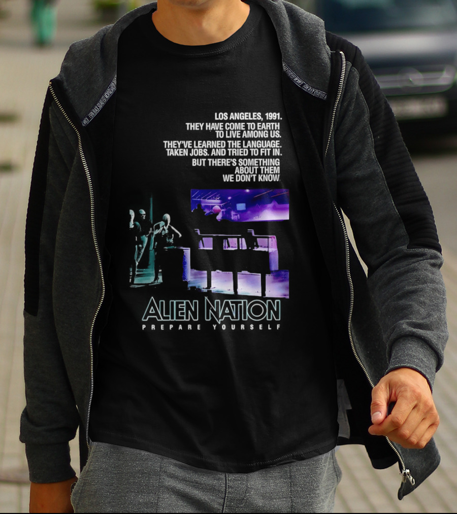Alien Nation Prepare Yourself Sci Fi Movie Los Angeles 1991 T-Shirt