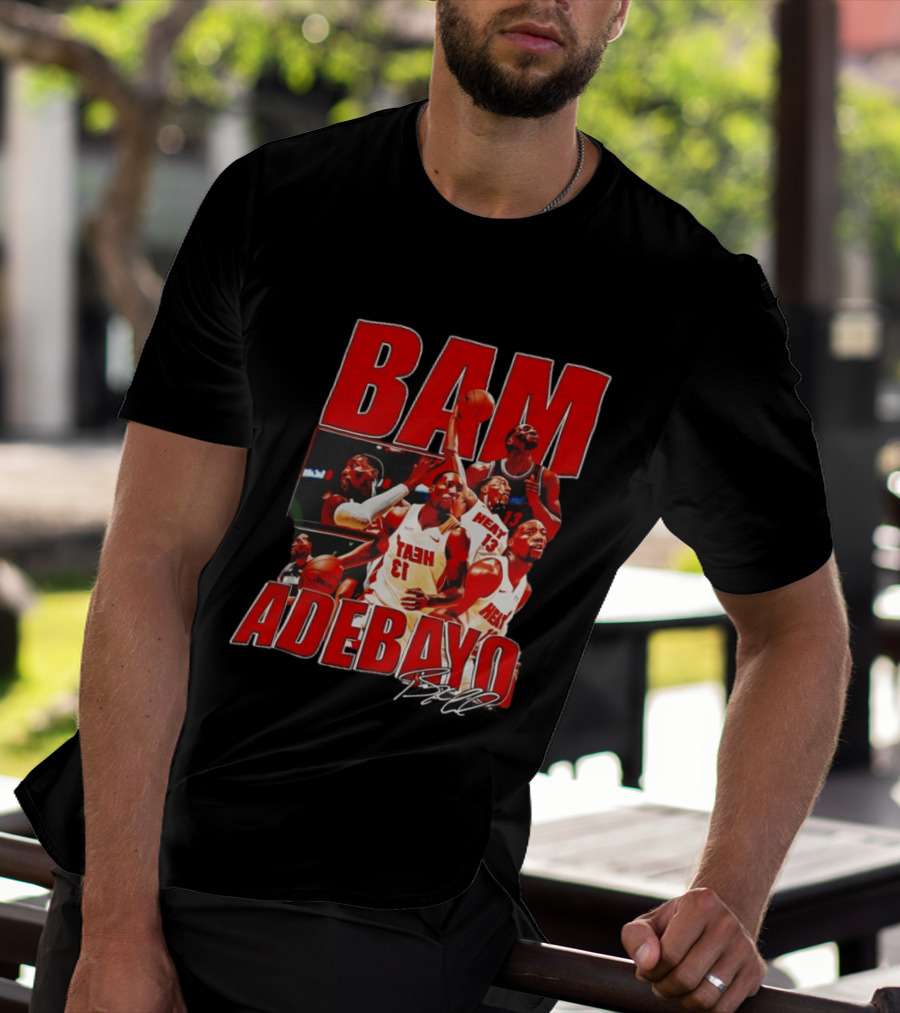 Bam Adebayo Heat Basketball Highlights And Scoring Feat T-Shirt