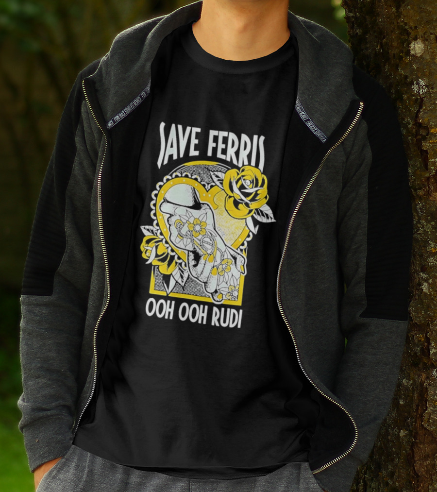 Save Ferris Ooh Ooh Rudi Rose T-Shirt
