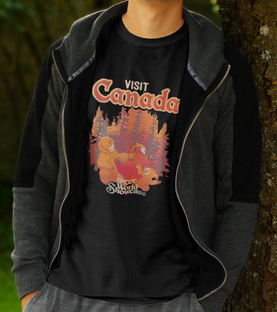 Visit Canada Kenai And Koda Epcot World Showcase T-Shirt