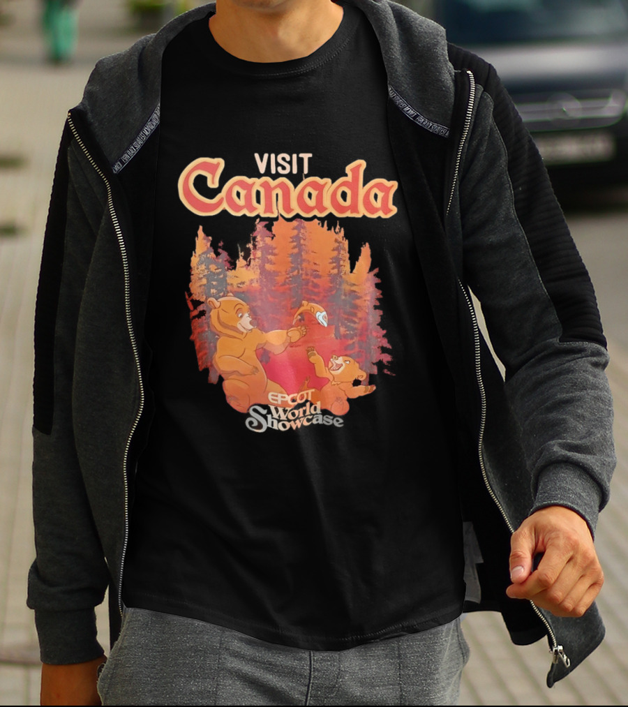 Visit Canada Kenai And Koda Epcot World Showcase T-Shirt