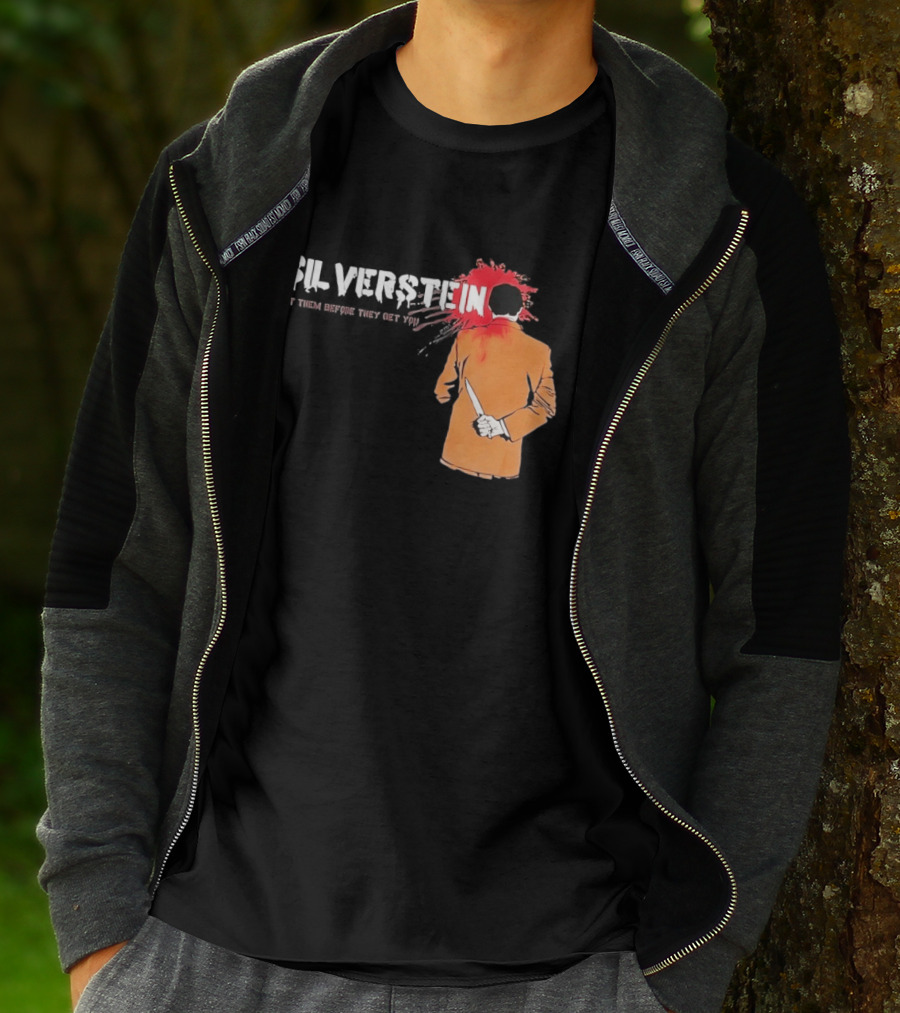 Silverstein Get Them Before They Get You Knife And Bloodstain T-Shirt