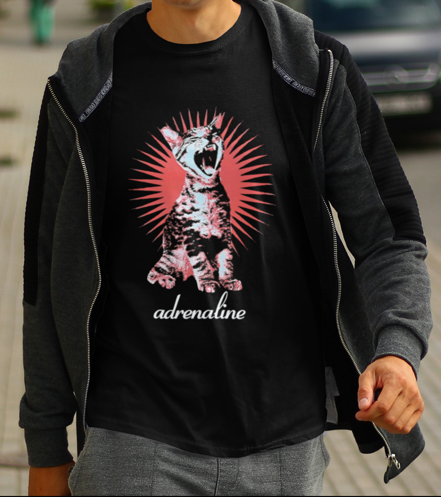 Adrenaline Deftone Cat Sunburst T-Shirt