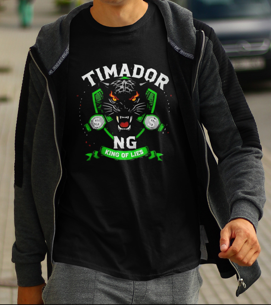 Timador NG Fierce Tiger Face King Of Lies T-Shirt