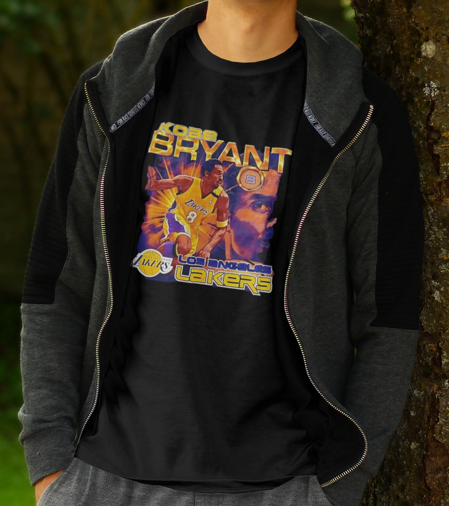 Kobe Bryant Los Angeles Lakers 8 Coin Lakers T-Shirt