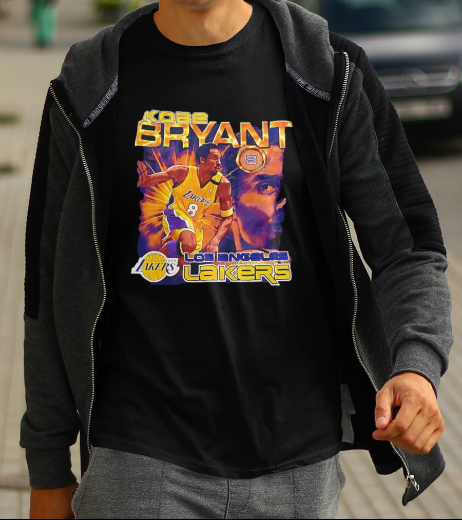Kobe Bryant Los Angeles Lakers 8 Coin Lakers T-Shirt