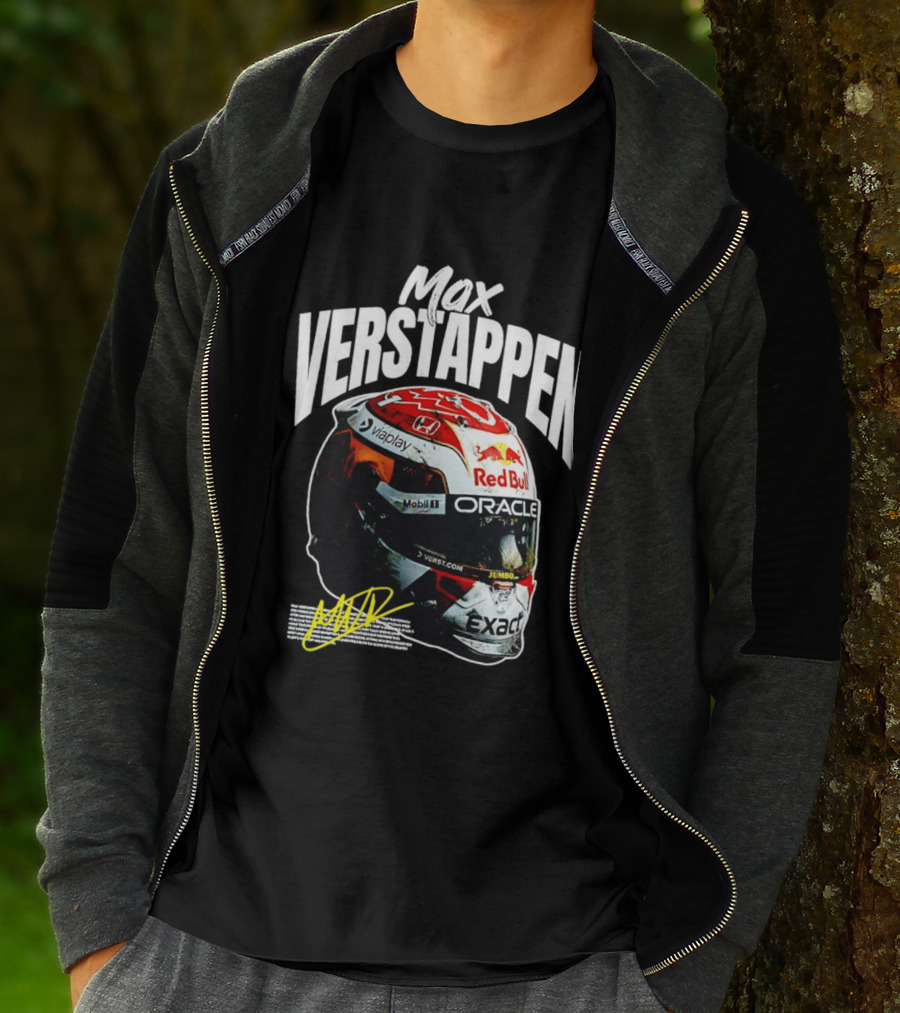 Max Verstappen Red Bull Oracle Racing Helmet T-Shirt