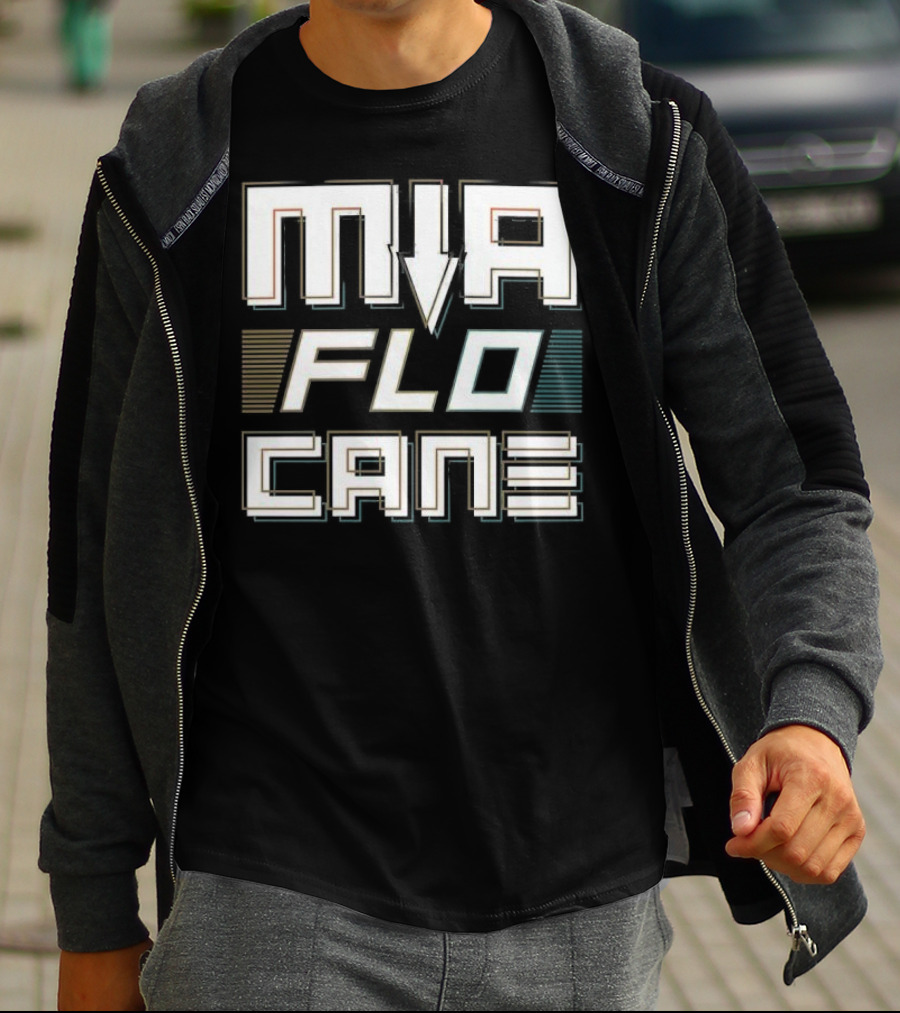 Miami Flo Cane Retro Neon Vibes T-Shirt