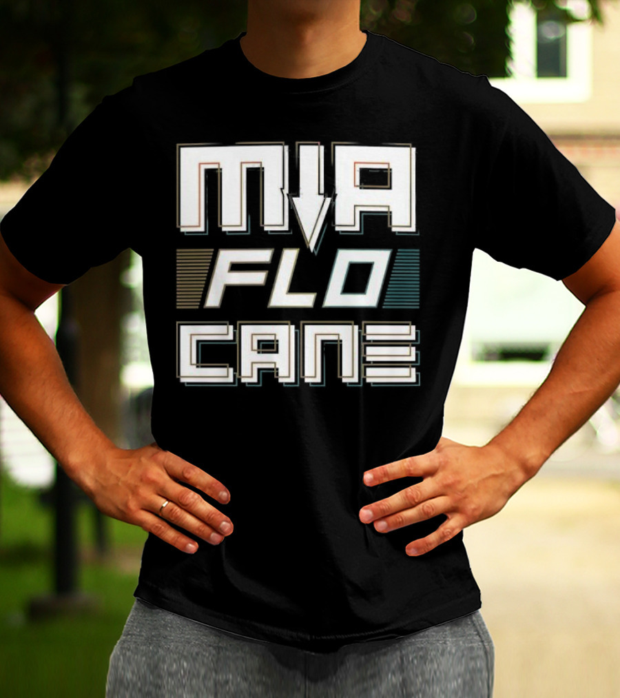 Miami Flo Cane Retro Neon Vibes T-Shirt