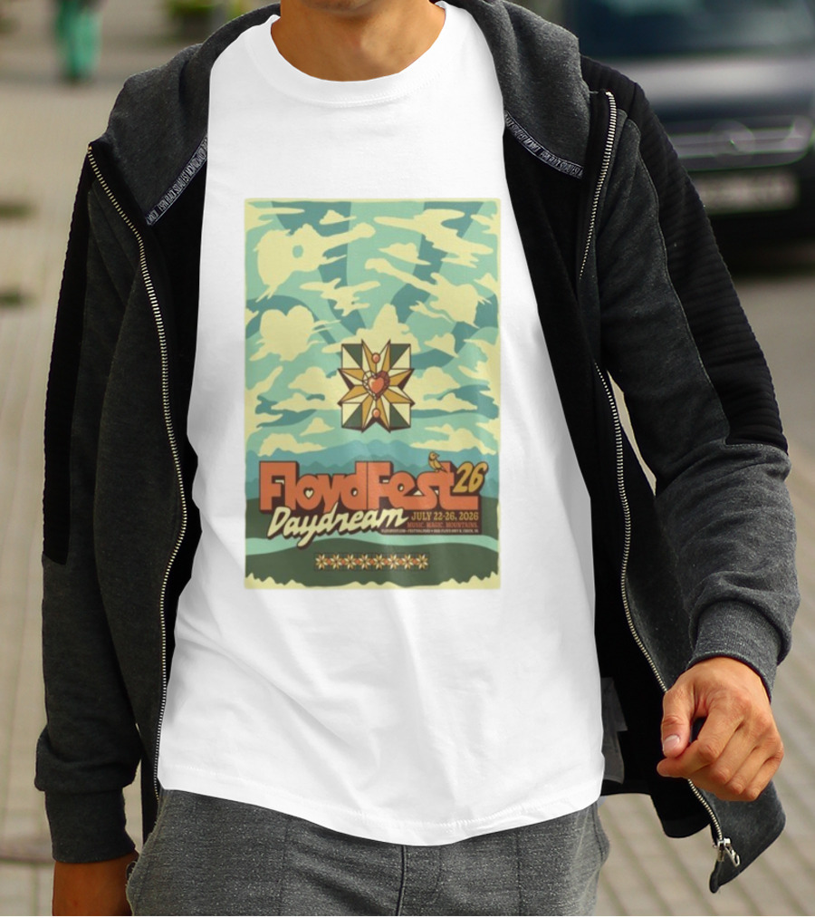 FloydFest 2026 Daydream Music Magic Mountains July 22-26 Event T-Shirt