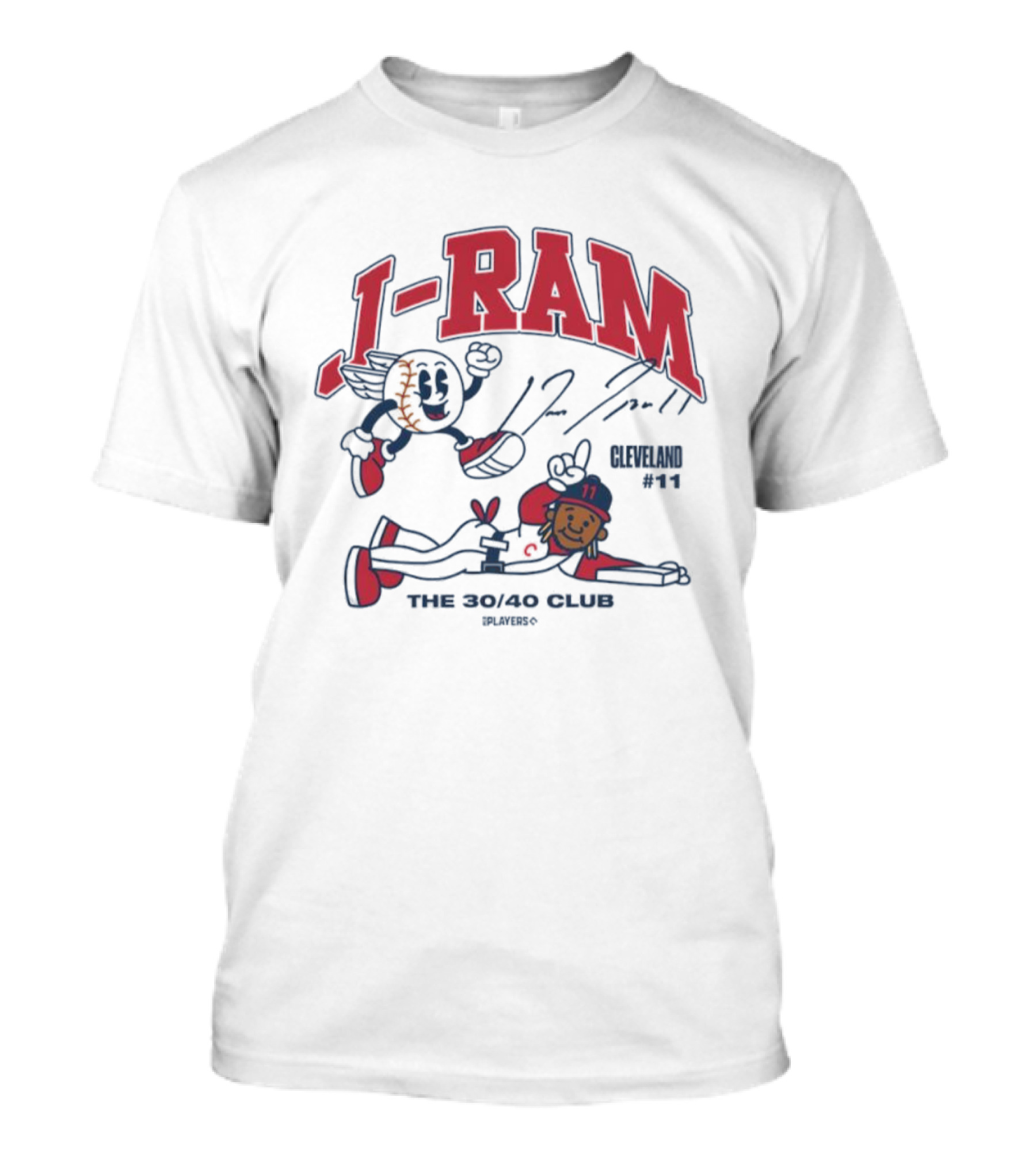 J-Ram The 30/30 Club Cartoon Signature Guardians #11 T-Shirt