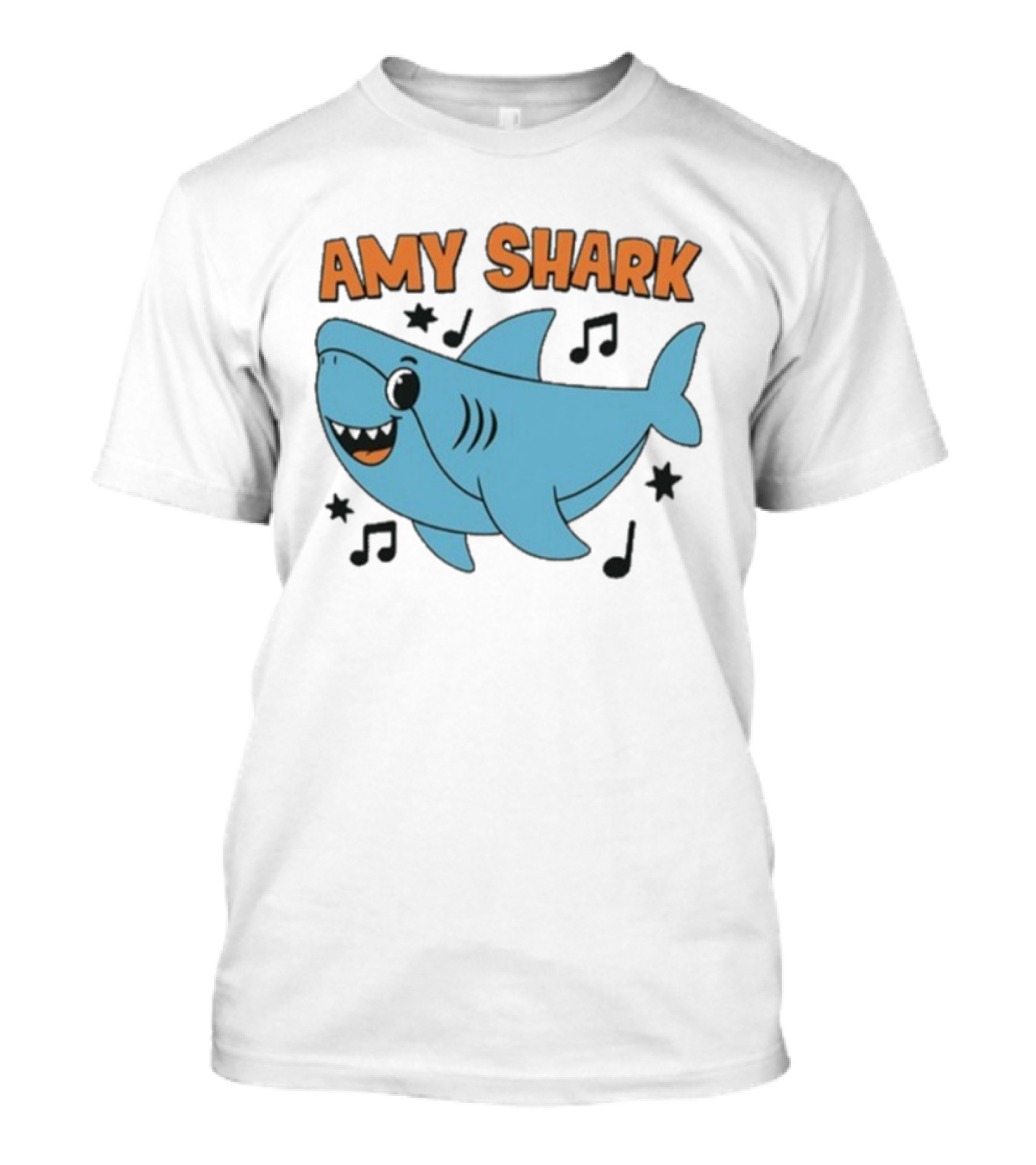 Amy Shark Cartoon Music Notes Tour 2025 T-Shirt