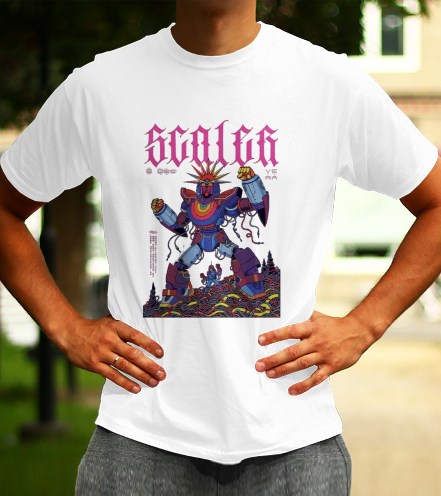 Scaler Groningen Netherlands 2025 Event VERA December 6 Retro Robot Art T-Shirt