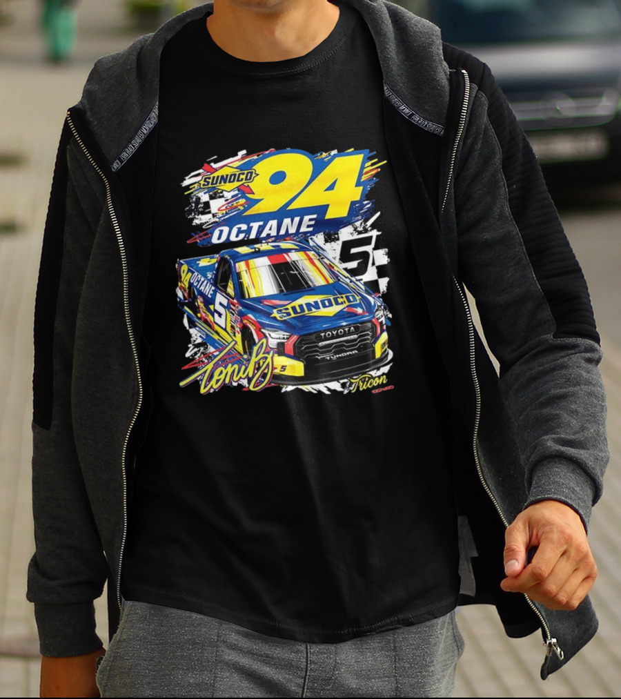Sunoco Octane 94 Toni Breidinger Toyota Tundra 5 Tricon 2025 T-Shirt