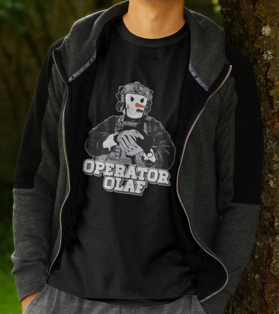 Operator Olaf Tactical Snowman Christmas T-Shirt