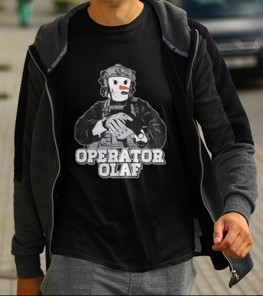 Operator Olaf Tactical Snowman Christmas T-Shirt