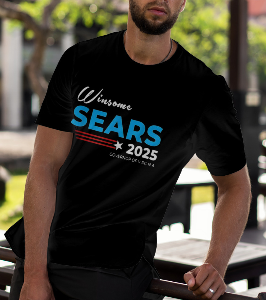 Winsome Sears Governor Of Virginia 2025 Election Campaign T-Shirt