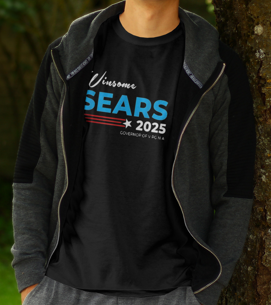 Winsome Sears Governor Of Virginia 2025 Election Campaign T-Shirt