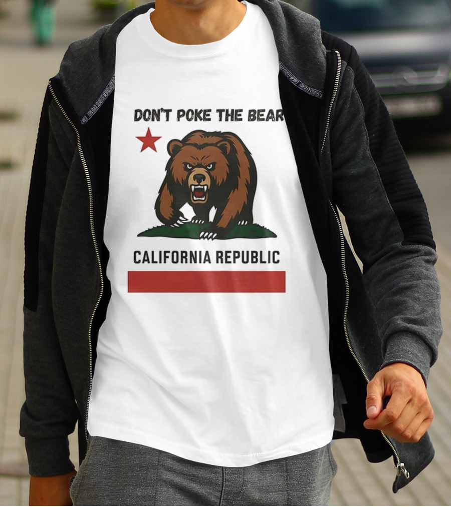 Don’t Poke The Bear California Republic Star Icon T-Shirt
