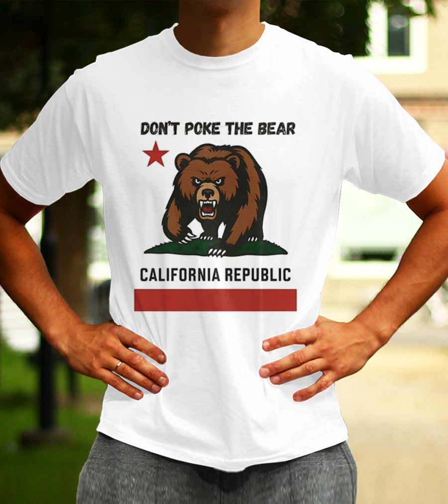 Don’t Poke The Bear California Republic Star Icon T-Shirt