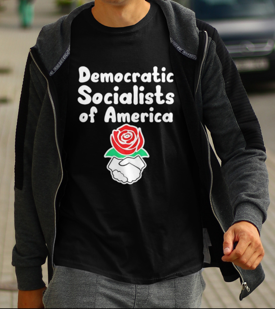 Democratic Socialists Of America Rose Emblem T-Shirt