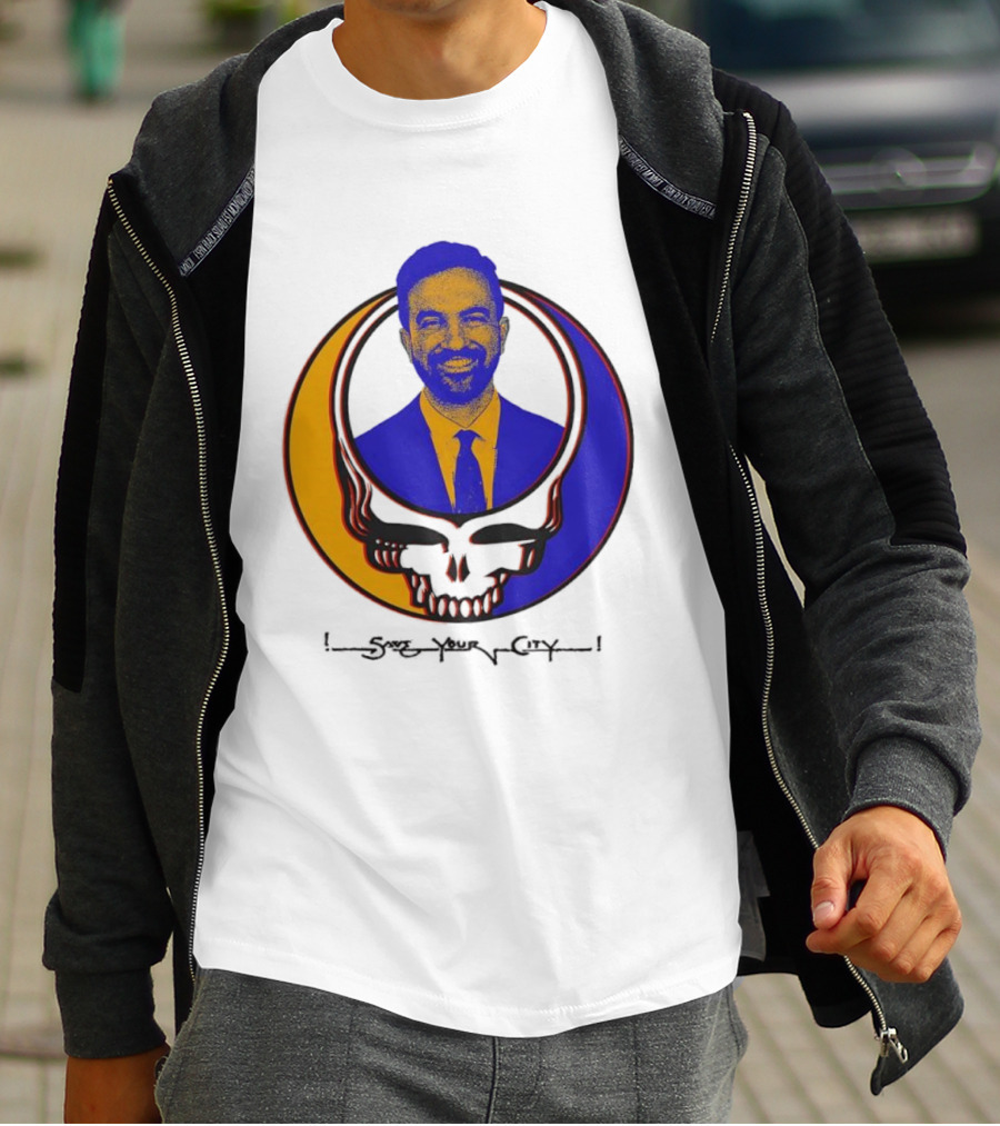 Steal Your Face X Zohran Mamdani Logo T-Shirt