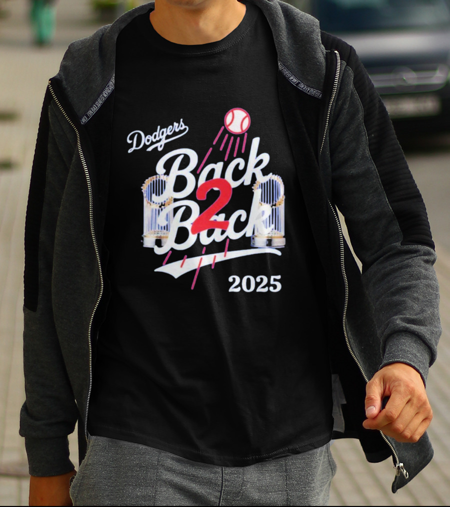 Dodgers Back 2 Back 2025 World Series Championship MLB T-Shirt