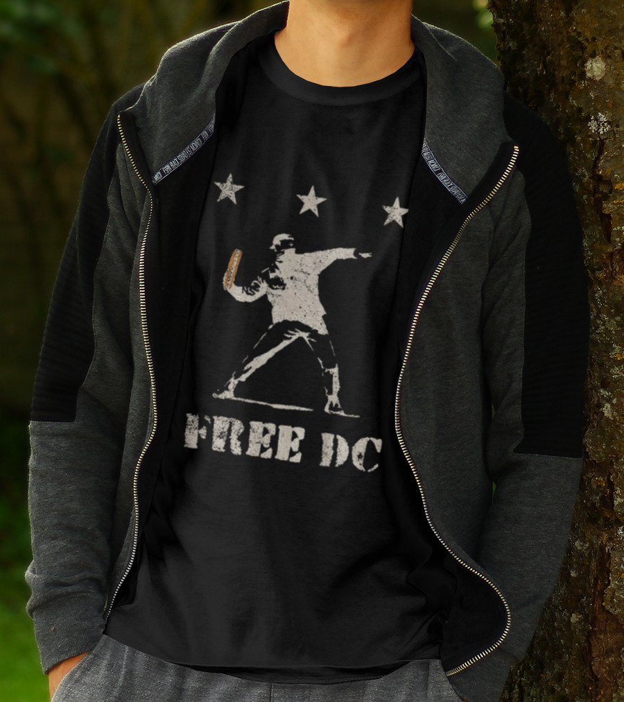 DC Sandwich Thrower Free DC Political Statement T-Shirt