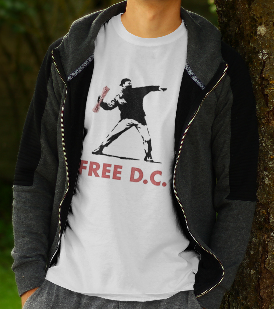 2025 Free D.C. Sandwich Guy Iconic Street Art Style T-Shirt