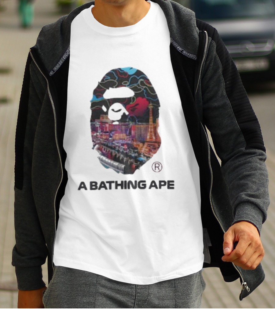 BAPE Formula 1 Las Vegas Grand Prix 2025 A Bathing Ape Collaboration T-Shirt