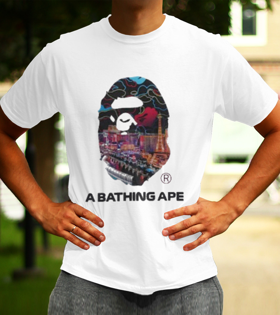 BAPE Formula 1 Las Vegas Grand Prix 2025 A Bathing Ape Collaboration T-Shirt