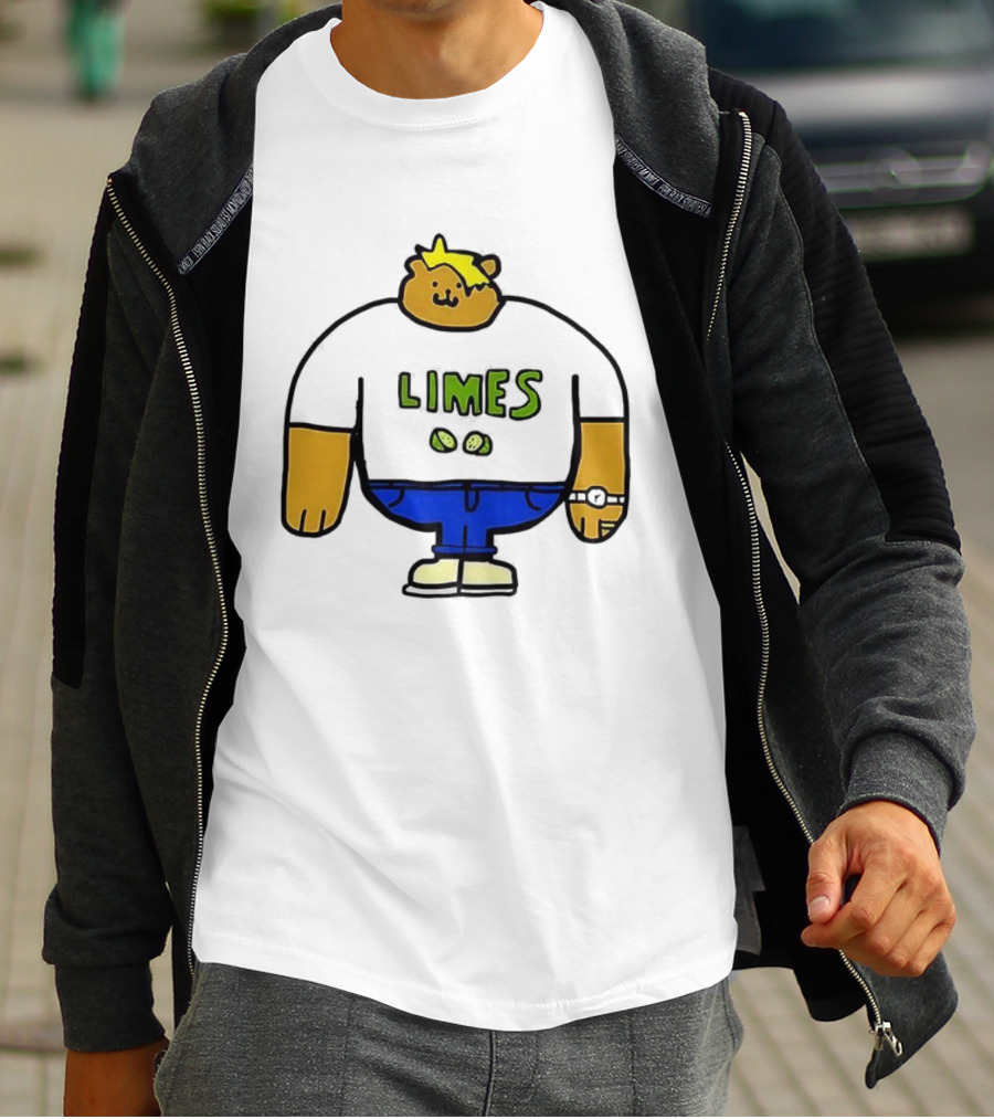 Limes Shayne Character With Lime Slices T-Shirt