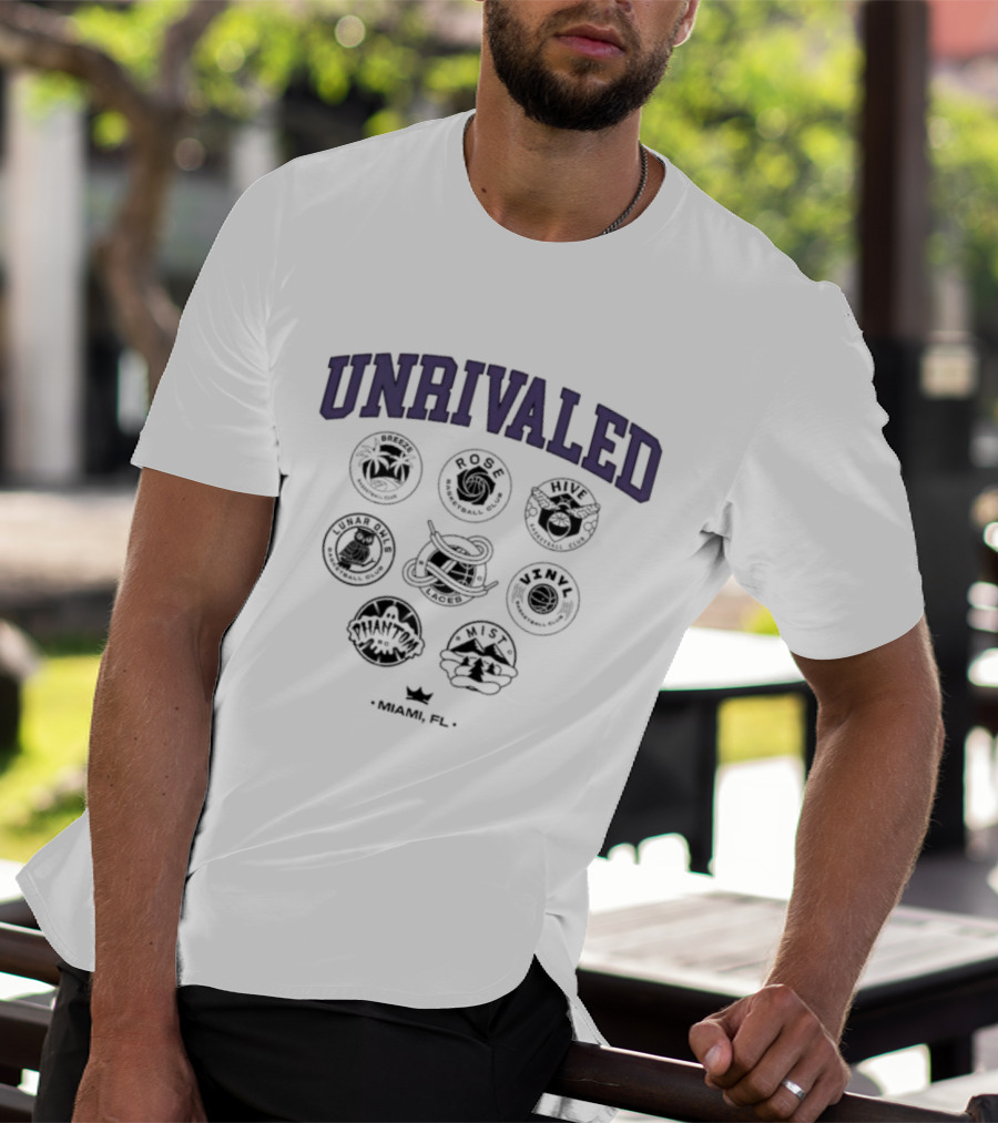 Unrivaled Miami FL Since 2025 League Sports Logos And Team Icons Collection T-Shirt